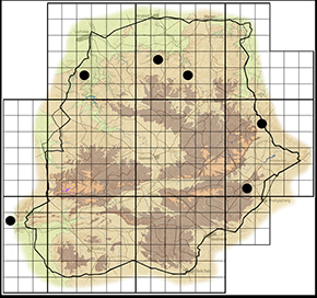 Abantis venosa Waterberg distribution